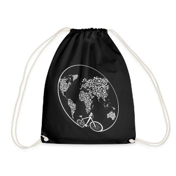 bike the world, vélo - Sac de sport léger - noir - Devant
