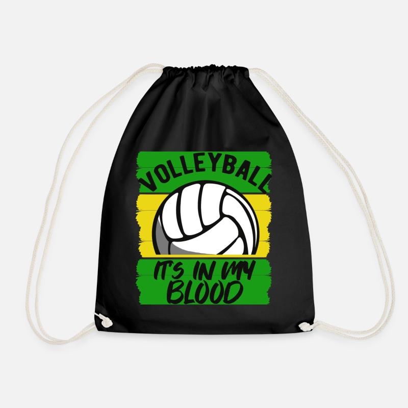 Volleyball - Turnbeutel - Schwarz
