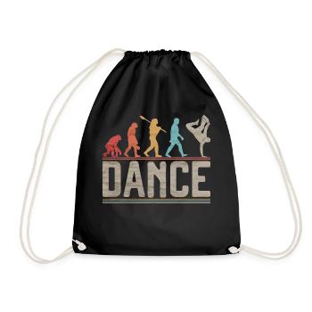 Breakdance Evolution B-boy B-Girl Hip Hop Dance - Drawstring Bag - black - Front