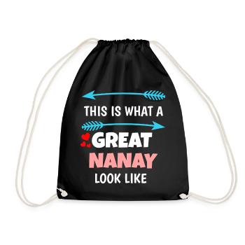 Philippines Filipino Nanay Nana Grandma I Cadeau - Sac de sport léger - noir - Devant