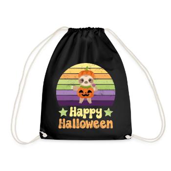 Paresseux d’Halloween - Sac de sport léger - noir - Devant