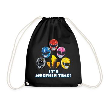 Power Rangers 5 Rangers It's Morphin Time! - Turnbeutel - Schwarz - Vorne