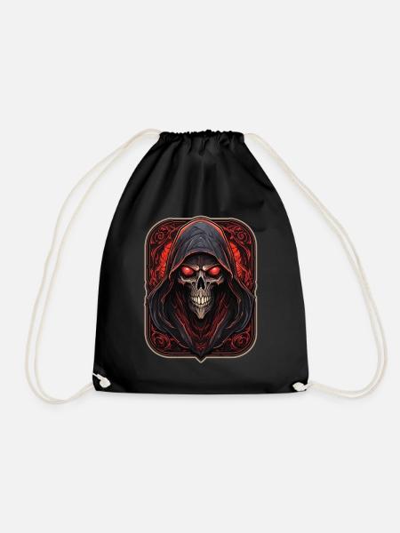 The Reaper of Souls - Drawstring Bag - black