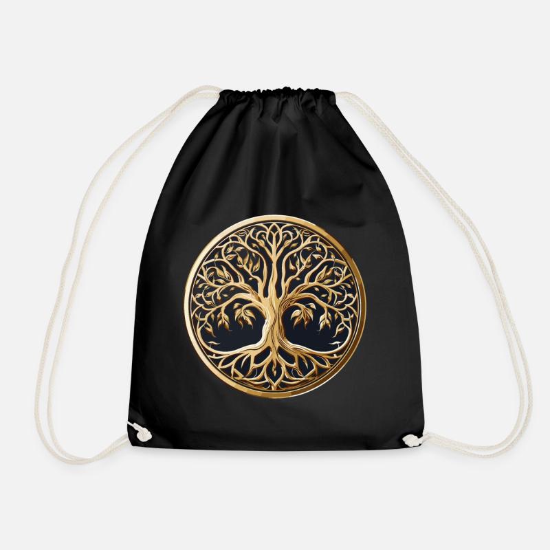 Arbre de vie - Sac de sport léger - noir