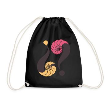 Énigme infinie. 12 P3 - Sac de sport léger - noir - Devant