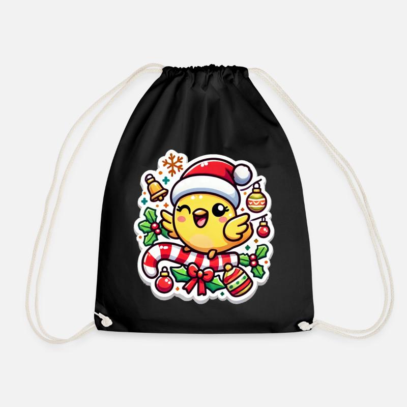 Christmas Canary Chip - Turnbeutel - Schwarz