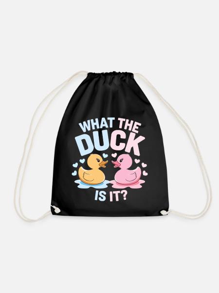 Was zum Teufel ist es: Enten - Turnbeutel - Schwarz