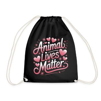 Végétarien Végétalien Végétarien Végétarien - Sac de sport léger - noir - Devant