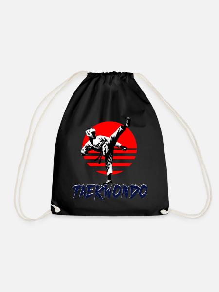 Taekwondo - Turnbeutel - Schwarz