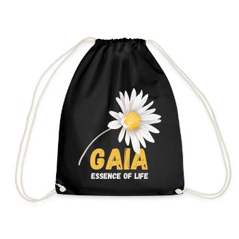 Earth’s spirit - Drawstring Bag - black - Front
