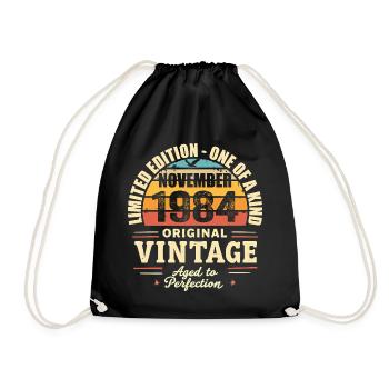 Novembre 1984 meilleur cadeau 1984 - novembre 1984 - Sac de sport léger - noir - Devant