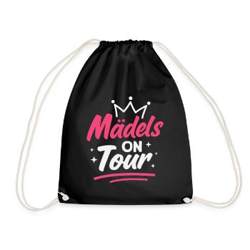 Girls on Tour Girls' Night Mallorca Party - Drawstring Bag - black - Front
