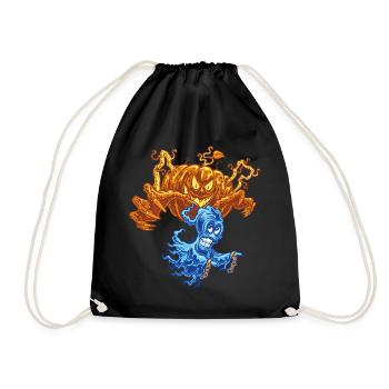 🎃Haunted Pumpkin Ghost Hunter 👻 - Sac de sport léger - noir - Devant