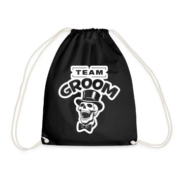 Équipe du Marié : Enterrement de vie de garçon Jga Skeleton - Sac de sport léger - noir - Devant