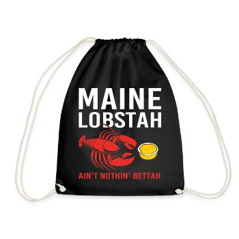 Écrevisses Fruits de mer Homard du Maine Homard - Sac de sport léger - noir - Devant