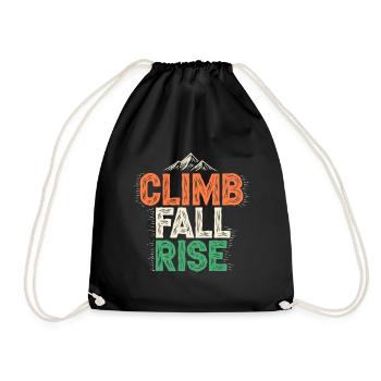Grimpe Tombe Remonte – Montagne - Sac de sport léger - noir - Devant