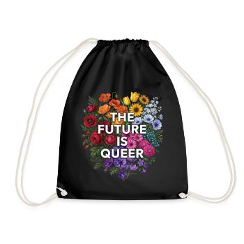 Mois de la fierté LGBTQ - L’avenir est queer - Sac de sport léger - noir - Devant