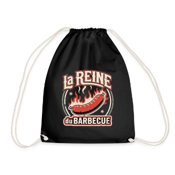 La Reine du Barbecue - Sac de sport léger - noir - Devant
