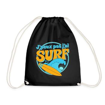J'peux pas jai Surf - Sac de sport léger - noir - Devant
