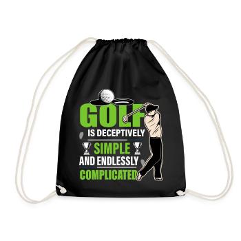 golfe - Sac de sport léger - noir - Devant