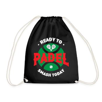 Ready_to_Smash_Today_Padel - Sac de sport léger - noir - Devant