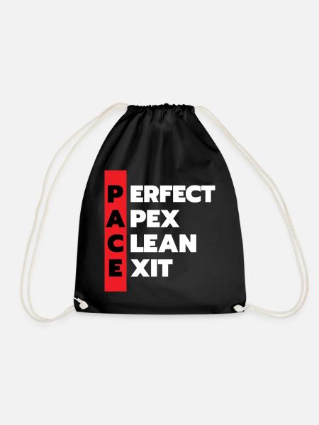 Perfekter Apex, sauberer Ausgang - Turnbeutel - Schwarz