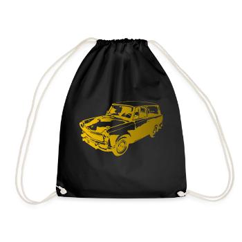  601 Kombi Trabi - Turnbeutel - Schwarz - Vorne