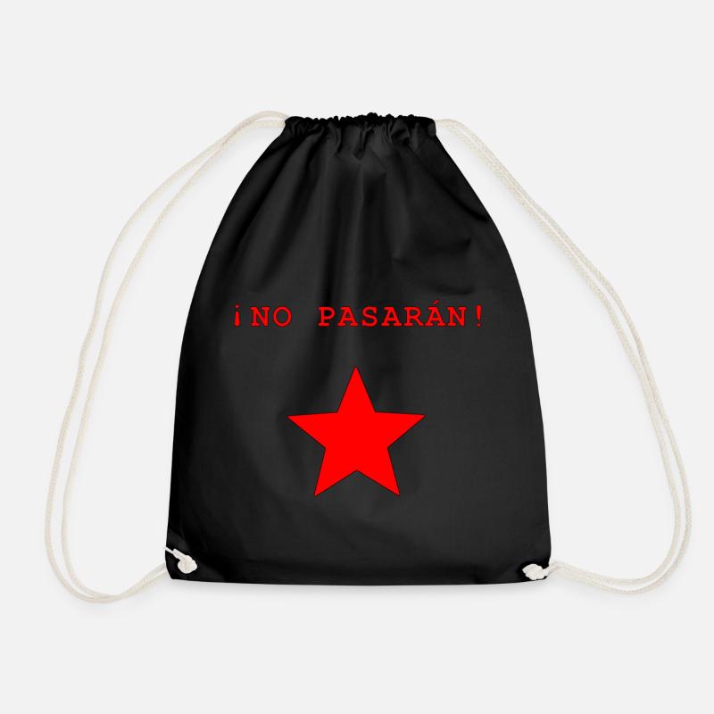 NO PASARAN - Turnbeutel - Schwarz