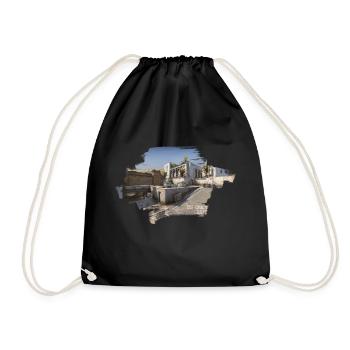 DUST2 - Drawstring Bag - black - Front