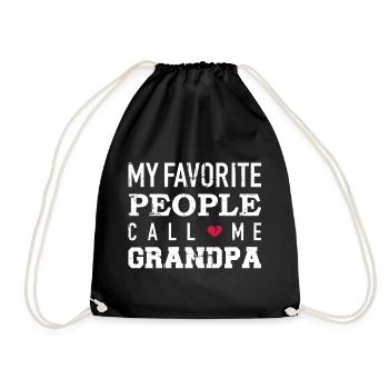 Papy - Sac de sport léger - noir - Devant