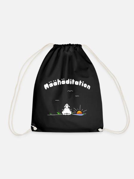 Meditation - Turnbeutel - Schwarz