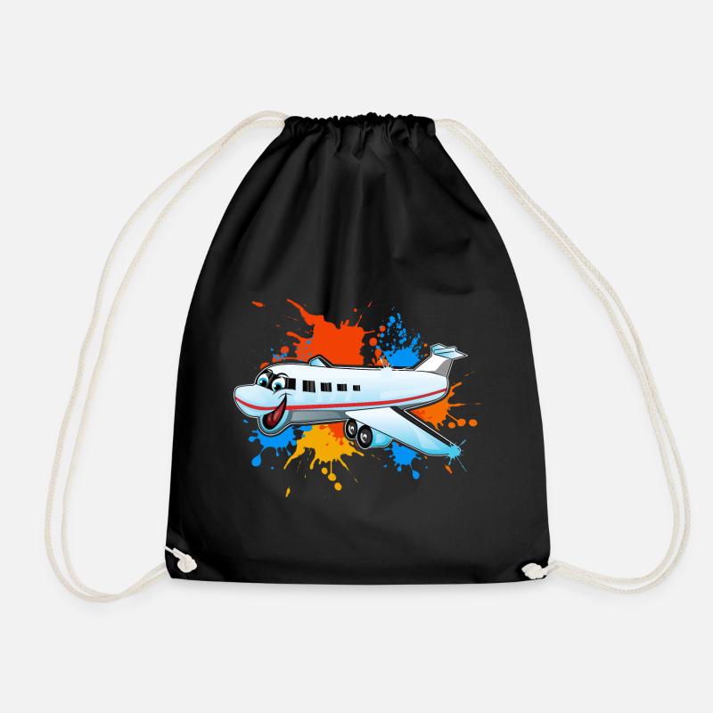 Avion - Sac de sport léger - noir