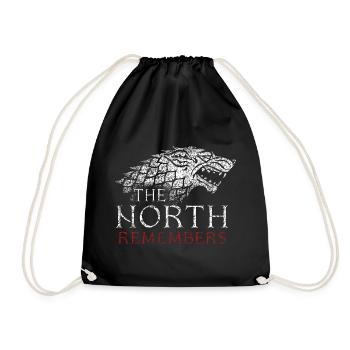 Game Of Thrones The North Remembers - Drawstring Bag - black - Front