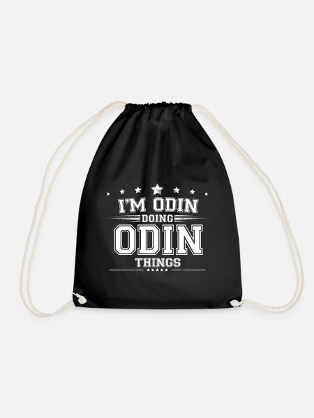 Odin - Drawstring Bag - black