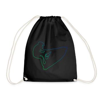 Sports nautiques Femmes Jetski Hommes Jetski Jetski f - Sac de sport léger - noir - Devant