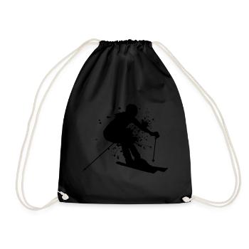 Skieur acrobatique Hommes Skieur Ski - Sac de sport léger - noir - Devant