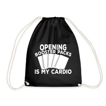 Trading Card Game - Drawstring Bag - black - Front