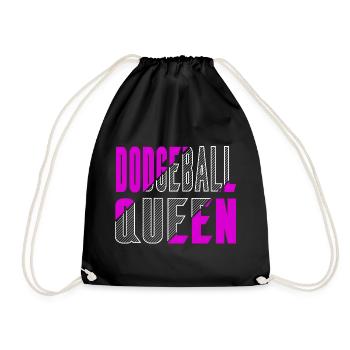 La reine du ballon chasseur - Sac de sport léger - noir - Devant