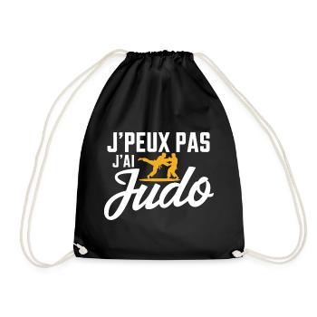 J'Peux Pas j'ai Judo - Sac de sport léger - noir - Devant