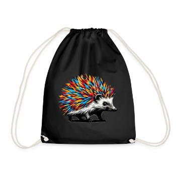 Hérisson - Sac de sport léger - noir - Devant