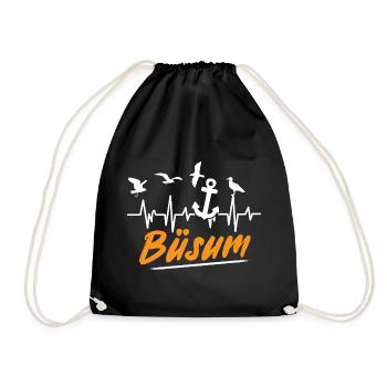 Vacances en mer du Nord à BÜSUM Wadden Sea Fun - Sac de sport léger - noir - Devant