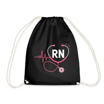 Stéthoscope à battement cardiaque RN - Sac de sport léger - noir - Devant