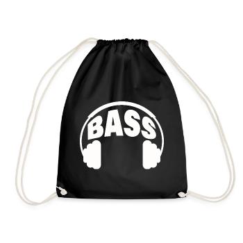 BASS - Turnbeutel - Schwarz - Vorne