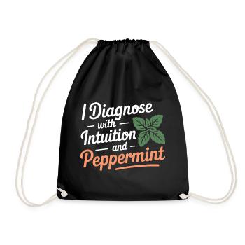 Certified Clinical Phytotherapy Diagnostic Gear - Drawstring Bag - black - Front