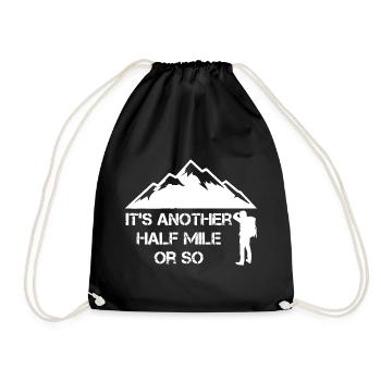 Aventure de Demi-Mile à la Montagne - Sac de sport léger - noir - Devant