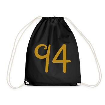 94 - Sac de sport léger - noir - Devant