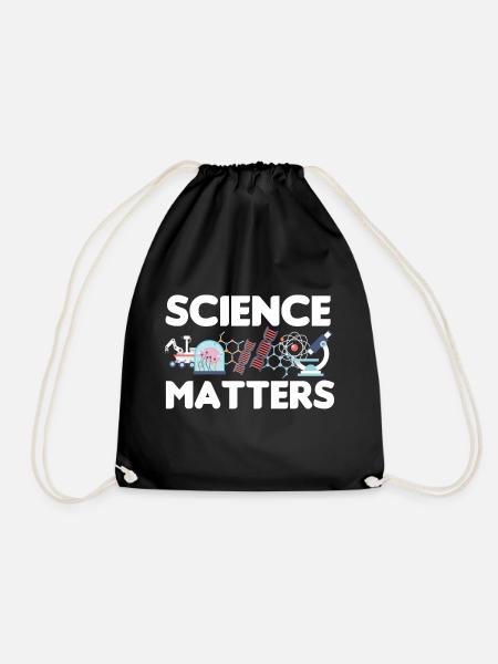 SCIENCE MATTERS - Turnbeutel - Schwarz