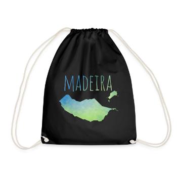 Madeira - Turnbeutel - Schwarz - Vorne
