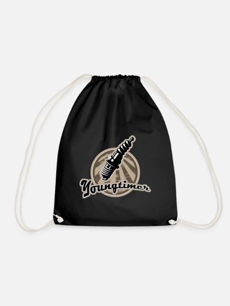 Bougie d'allumage Youngtimer rétro - Sac de sport léger - noir