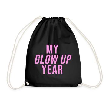 Glow Up Year - Turnbeutel - Schwarz - Vorne